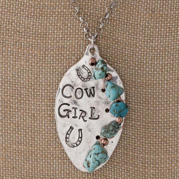 ONE BLESSED NANA Jewelry - NWT  **BOUTIQUE** 32" LONG     COWGIRL NECKLACE